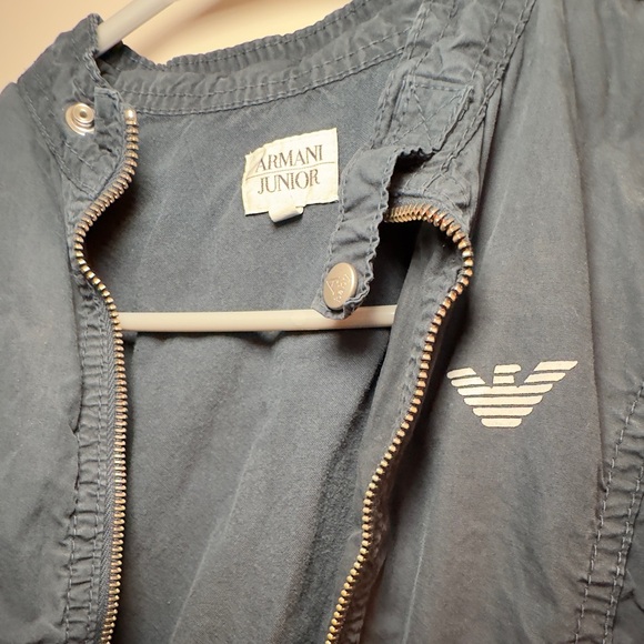 Armani Junior Navy kids jacket; size 5A(112cm) - Picture 3 of 4